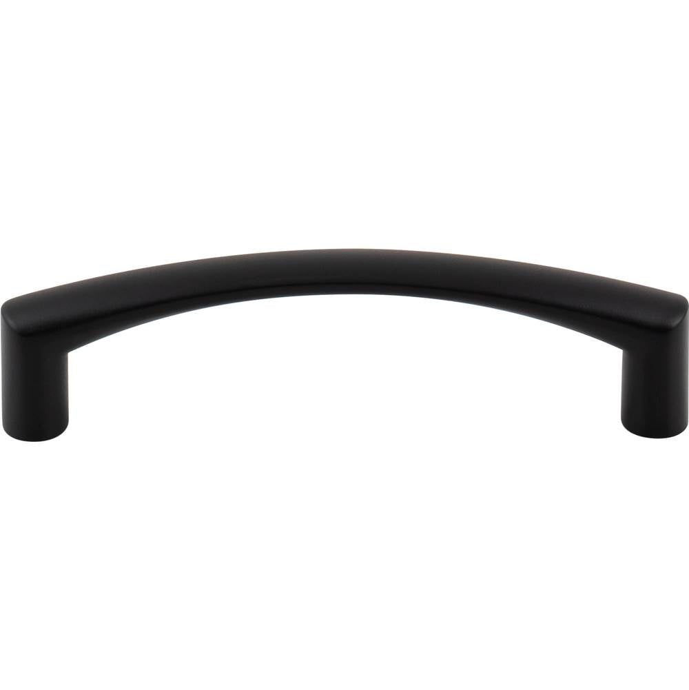 Top Knobs - Griggs Pull 3 3/4 Inch (c-c) Flat Black - Flat Black