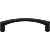 Top Knobs - Griggs Pull 3 3/4 Inch (c-c) Flat Black - Flat Black