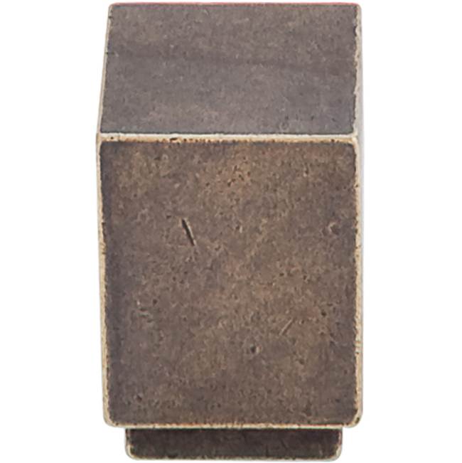 Top Knobs - Linear Square Knob 3/4 Inch German Bronze - German Bronze