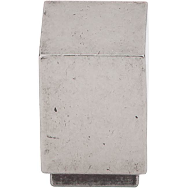 Top Knobs - Linear Square Knob 3/4 Inch Pewter Antique - Pewter Antique