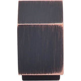 Top Knobs - Linear Square Knob 3/4 Inch Tuscan Bronze - Tuscan Bronze