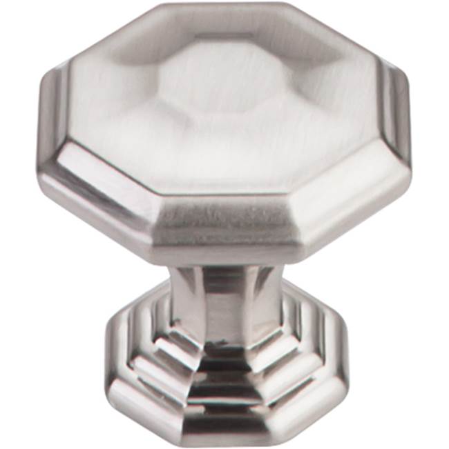Top Knobs - Chalet Knob 1 1/8 Inch Brushed Satin Nickel - Brushed Satin Nickel