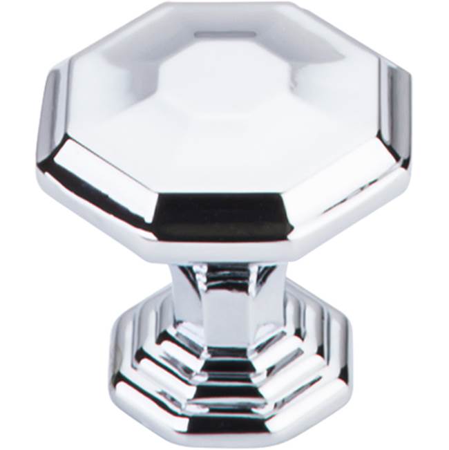 Top Knobs - Chalet Knob 1 1/8 Inch Polished Chrome - Polished Chrome