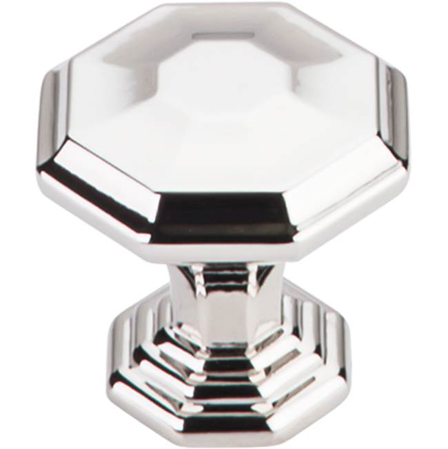 Top Knobs - Chalet Knob 1 1/8 Inch Polished Nickel - Polished Nickel