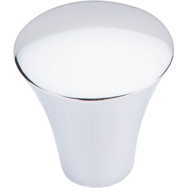 Top Knobs - Shrewsbury Knob 1 1/8 Inch Polished Chrome - Polished Chrome