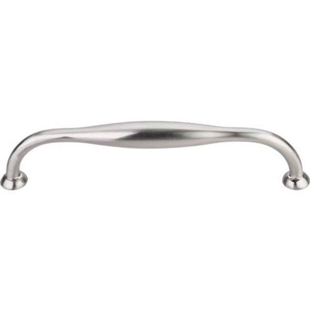 Top Knobs - Shrewsbury D Pull 6 5/16 Inch (c-c) Brushed Satin Nickel - Brushed Satin Nickel