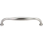 Top Knobs - Shrewsbury D Pull 7 1/2 Inch (c-c) Brushed Satin Nickel - Brushed Satin Nickel