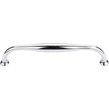 Top Knobs - Shrewsbury D Pull 7 1/2 Inch (c-c) Polished Chrome - Polished Chrome