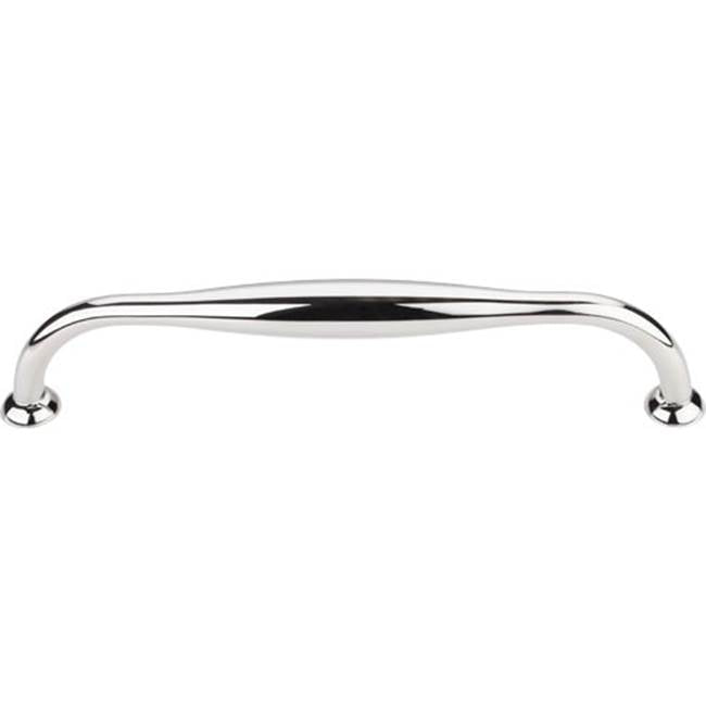 Top Knobs - Shrewsbury D Pull 7 1/2 Inch (c-c) Polished Nickel - Polished Nickel