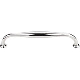 Top Knobs - Shrewsbury D Pull 7 1/2 Inch (c-c) Polished Nickel - Polished Nickel