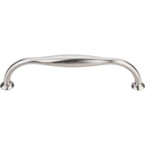 Top Knobs - Shrewsbury D Pull 5 1/16 Inch (c-c) Brushed Satin Nickel - Brushed Satin Nickel