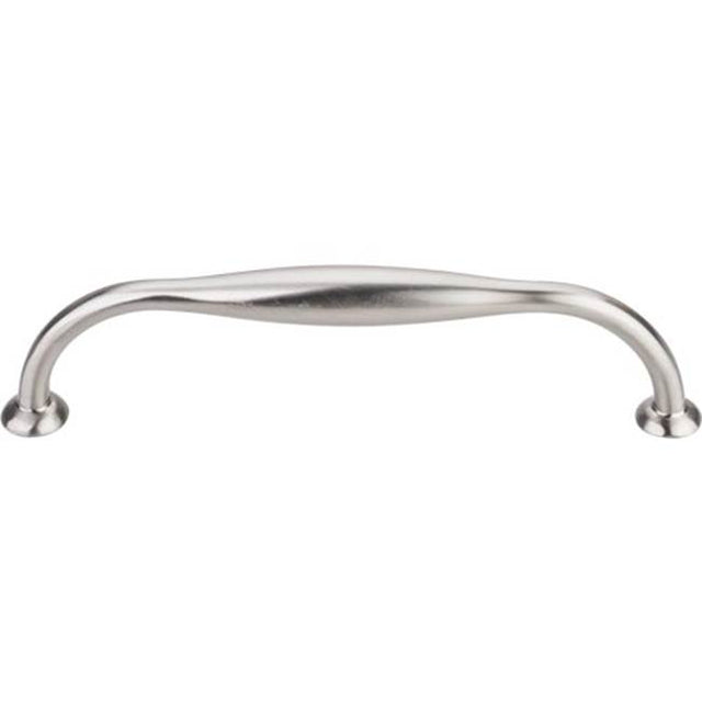 Top Knobs - Shrewsbury D Pull 5 1/16 Inch (c-c) Brushed Satin Nickel - Brushed Satin Nickel
