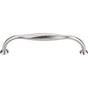 Top Knobs - Shrewsbury D Pull 5 1/16 Inch (c-c) Brushed Satin Nickel - Brushed Satin Nickel