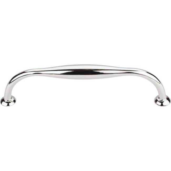Top Knobs - Shrewsbury D Pull 5 1/16 Inch (c-c) Polished Nickel - Polished Nickel
