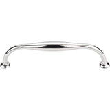 Top Knobs - Shrewsbury D Pull 5 1/16 Inch (c-c) Polished Nickel - Polished Nickel