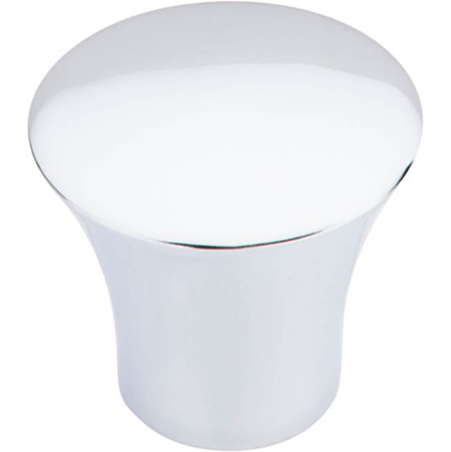 Top Knobs - Shrewsbury Knob 1 5/16 Inch Polished Chrome - Polished Chrome