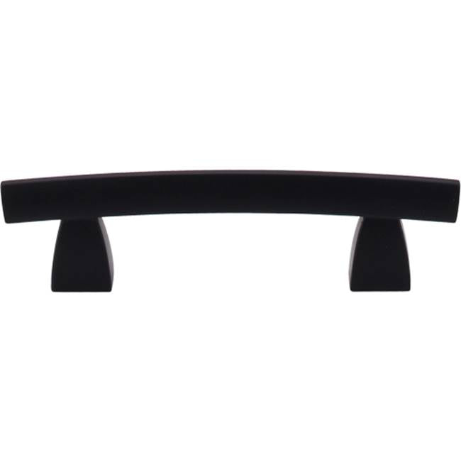 Top Knobs - Arched Pull 3 Inch (c-c) Flat Black - Flat Black