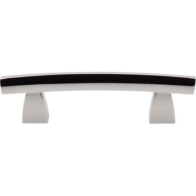 Top Knobs - Arched Pull 3 Inch (c-c) Polished Nickel - Polished Nickel