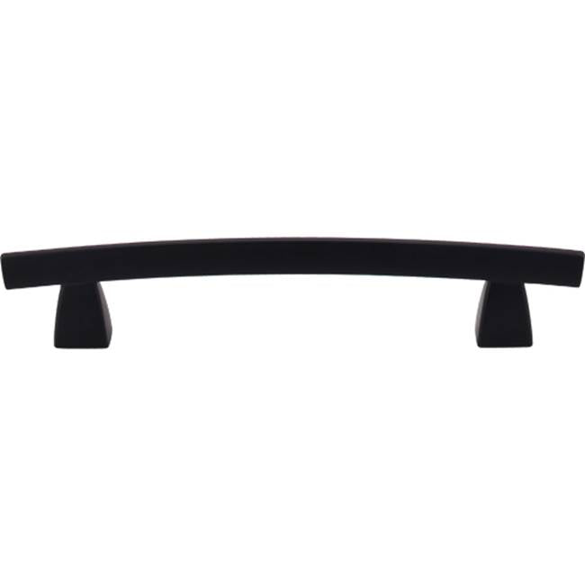 Top Knobs - Arched Pull 5 Inch (c-c) Flat Black - Flat Black