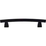 Top Knobs - Arched Pull 5 Inch (c-c) Flat Black - Flat Black