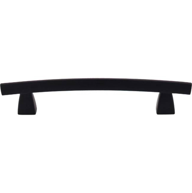 Top Knobs - Arched Pull 5 Inch (c-c) Flat Black - Flat Black