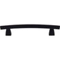 Top Knobs - Arched Pull 5 Inch (c-c) Flat Black - Flat Black
