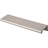 Top Knobs - Europa Tab Pull 5 Inch (c-c) Brushed Satin Nickel - Brushed Satin Nickel