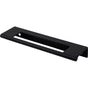 Top Knobs - Europa Cut Out Tab Pull 5 Inch (c-c) Flat Black - Flat Black