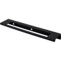 Top Knobs - Europa Cut Out Tab Pull 6 Inch (c-c) Flat Black - Flat Black