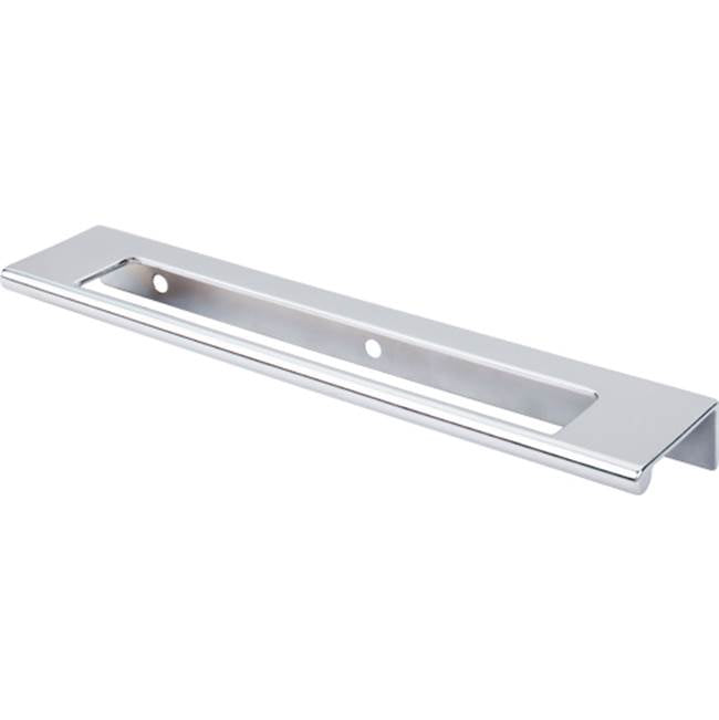 Top Knobs - Europa Cut Out Tab Pull 6 Inch (c-c) Polished Chrome - Polished Chrome