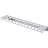 Top Knobs - Europa Cut Out Tab Pull 6 Inch (c-c) Polished Chrome - Polished Chrome