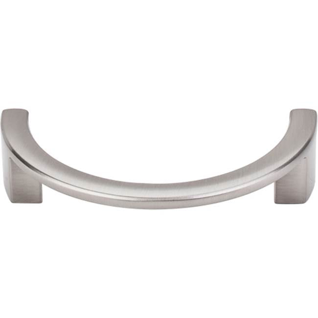Top Knobs - Half Circle Open Pull 3 1/2 Inch (c-c) Brushed Satin Nickel - Brushed Satin Nickel