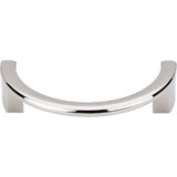 Top Knobs - Half Circle Open Pull 3 1/2 Inch (c-c) Polished Nickel - Polished Nickel