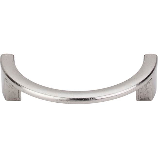 Top Knobs - Half Circle Open Pull 3 1/2 Inch (c-c) Pewter Antique - Pewter Antique