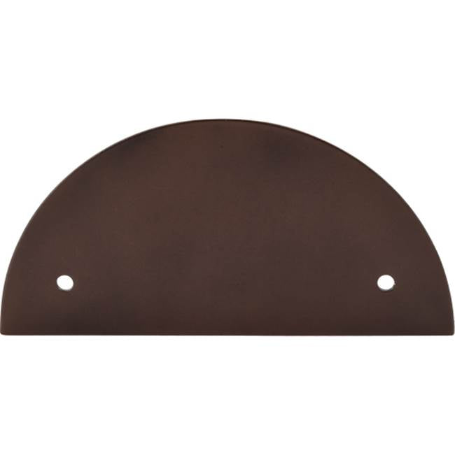 Top Knobs - Half Circle Back Plate 3 1/2 Inch (c-c) Oil Rubbed Bronze - Oil Rubbed Bronze