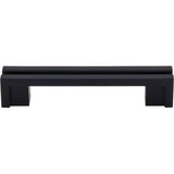Top Knobs - Flat Rail Pull 3 1/2 Inch (c-c) Flat Black - Flat Black
