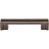 Top Knobs - Flat Rail Pull 3 1/2 Inch (c-c) German Bronze - German Bronze