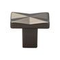 Top Knobs - Quilted Knob 1 1/4 Inch Ash Gray - Ash Gray