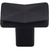 Top Knobs - Quilted Knob 1 1/4 Inch Flat Black - Flat Black