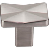 Top Knobs - Quilted Knob 1 1/4 Inch Brushed Satin Nickel - Brushed Satin Nickel
