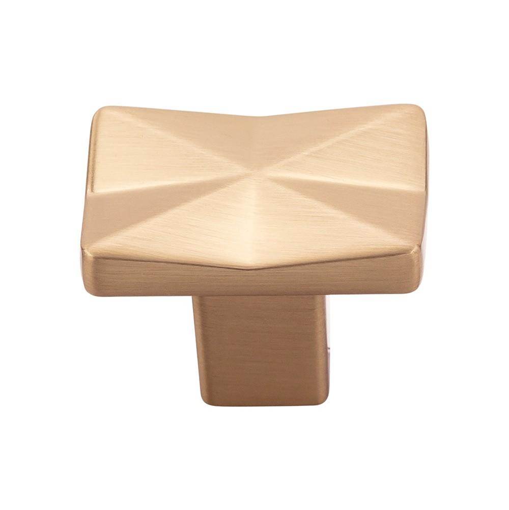 Top Knobs - Quilted Knob 1 1/4 Inch Honey Bronze - Honey Bronze