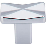 Top Knobs - Quilted Knob 1 1/4 Inch Polished Chrome - Polished Chrome
