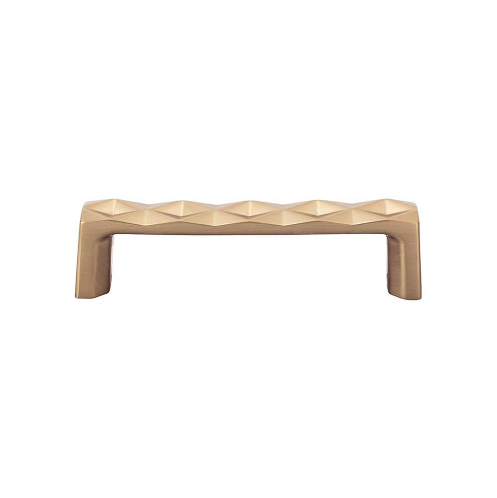 Top Knobs - Quilted Pull 3 3/4 Inch (c-c) Honey Bronze - Honey Bronze