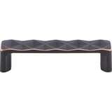 Top Knobs - Quilted Pull 3 3/4 Inch (c-c) Umbrio - Umbrio