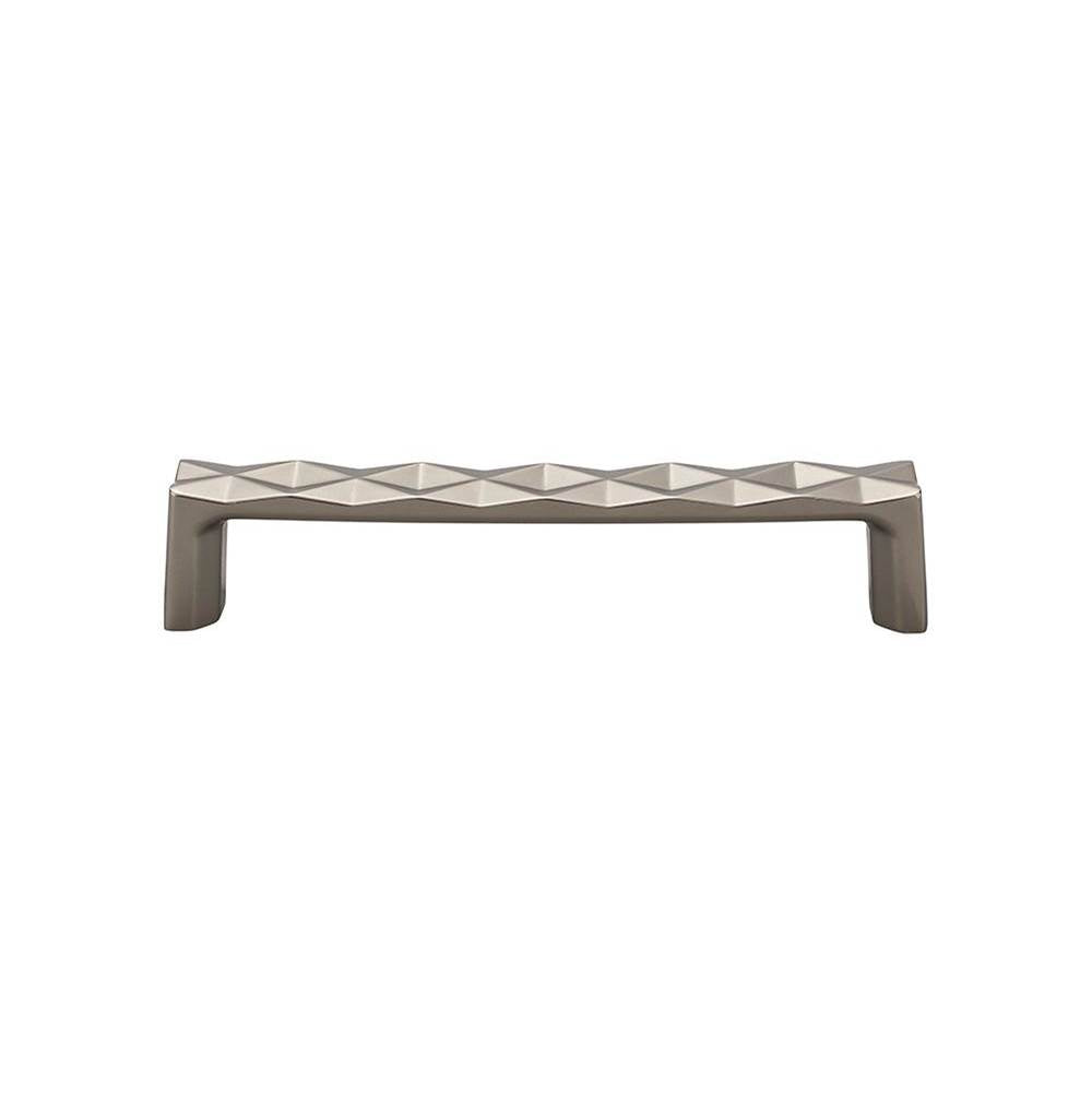 Top Knobs - Quilted Pull 5 1/16 Inch (c-c) Ash Gray - Ash Gray