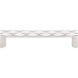 Top Knobs - Quilted Pull 5 1/16 Inch (c-c) Polished Nickel - Polished Nickel