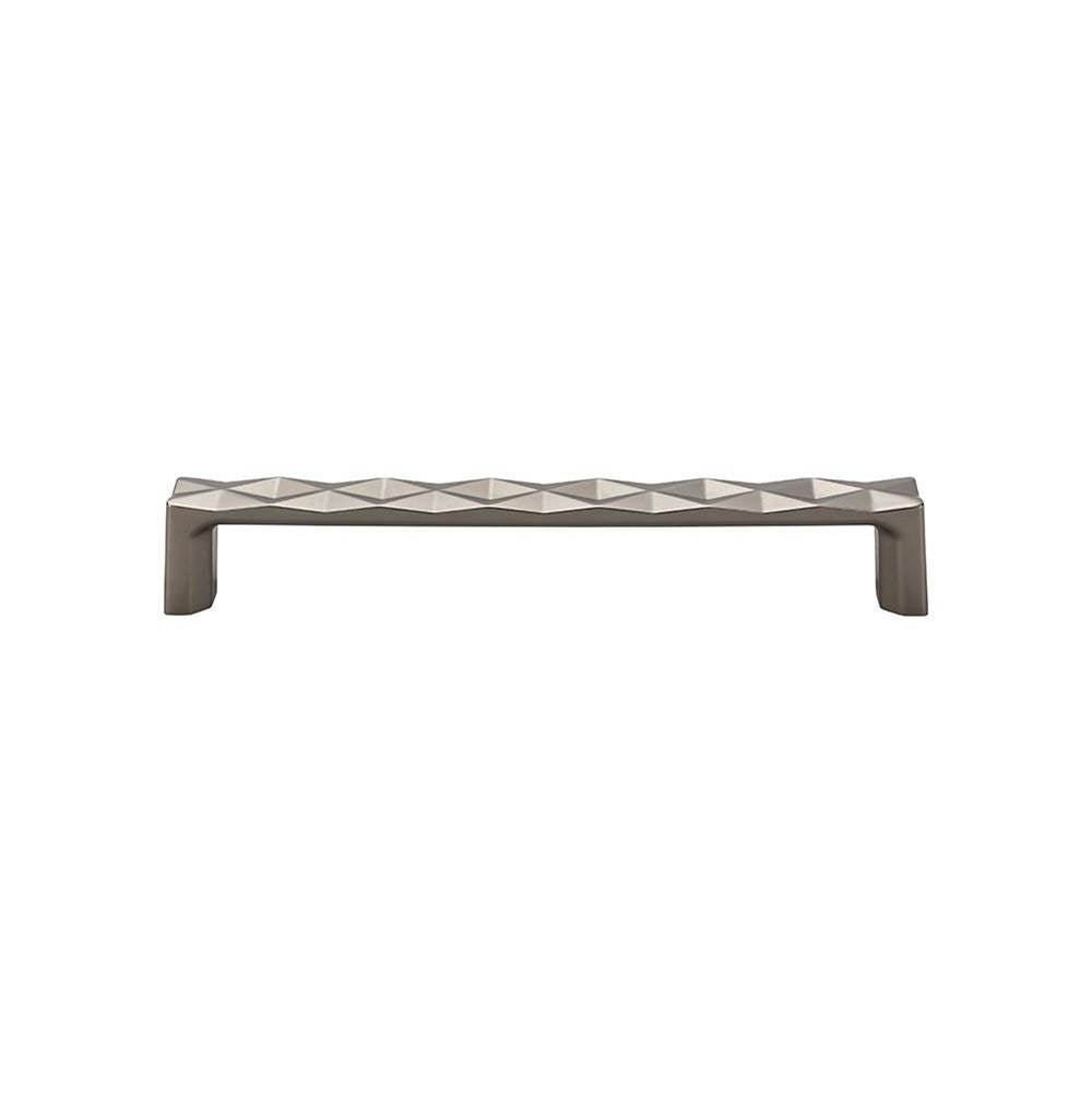 Top Knobs - Quilted Pull 6 5/16 Inch (c-c) Ash Gray - Ash Gray