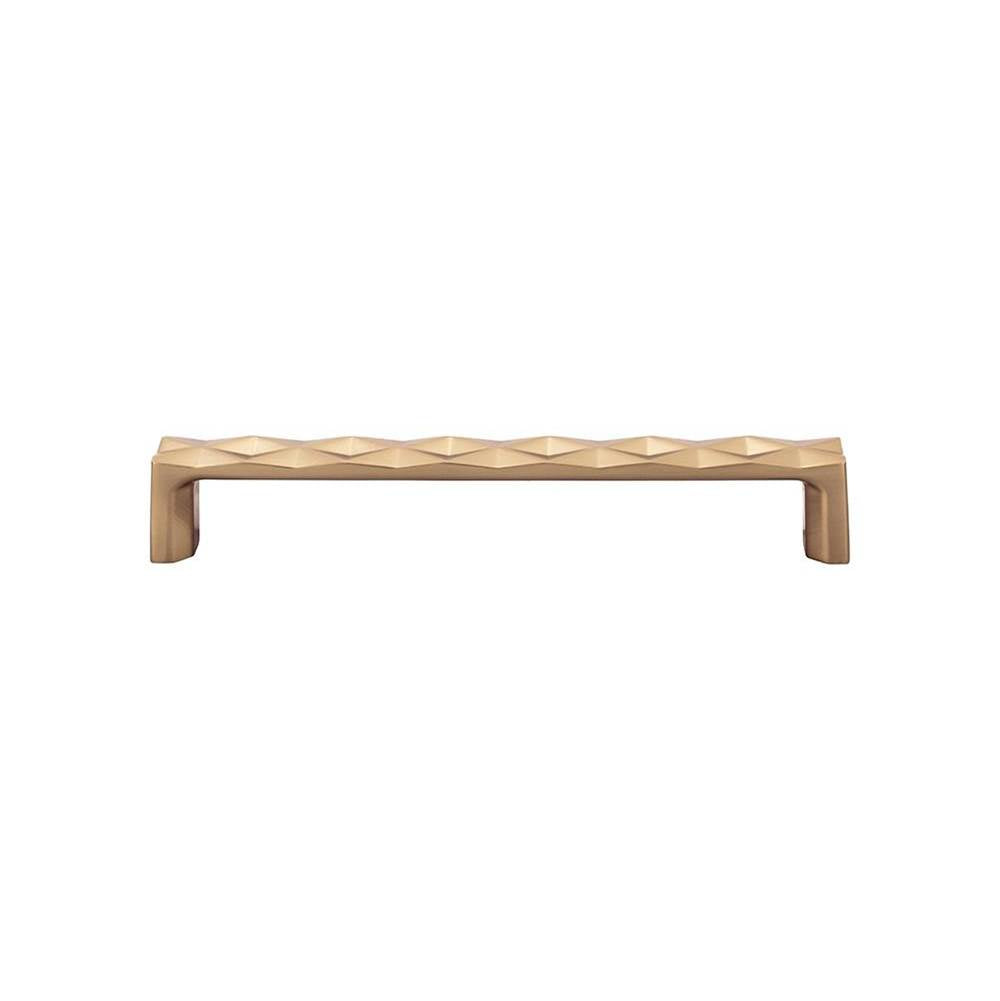 Top Knobs - Quilted Pull 6 5/16 Inch (c-c) Honey Bronze - Honey Bronze