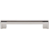 Top Knobs - Flat Rail Pull 5 Inch (c-c) Polished Nickel - Polished Nickel