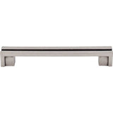 Top Knobs - Flat Rail Pull 5 Inch (c-c) Pewter Antique - Pewter Antique